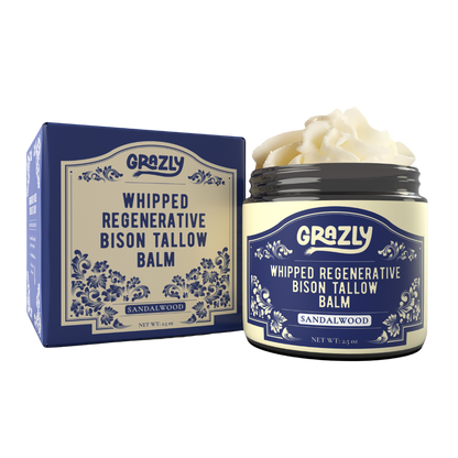 Whipped Bison Tallow & Manuka Honey Moisturizing Balm